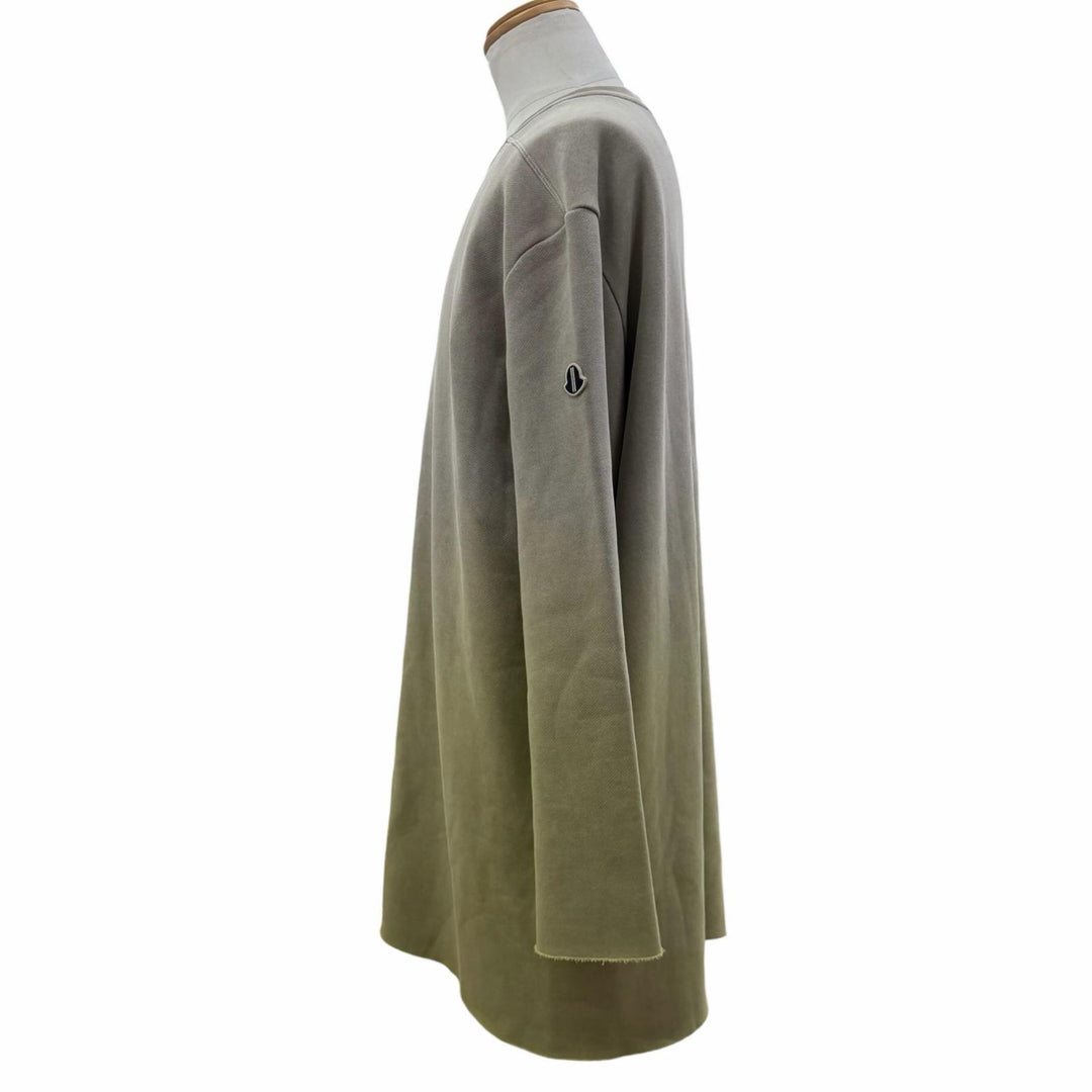 極美品▼MONCLER RICK OWENS モンクレール リックオウエンス 2023年製 SUBHUMAN グラデーション プルオーバー スウェット L 正規品