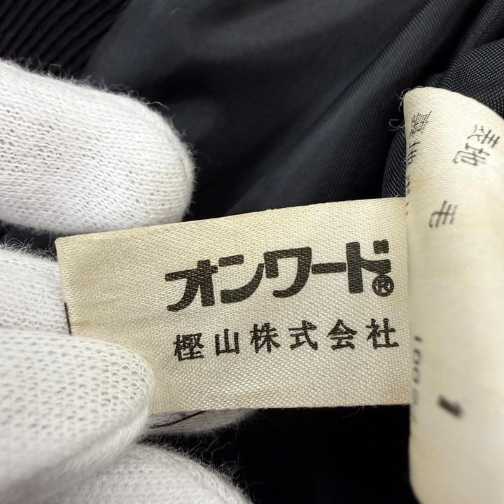 美品☆Jean Paul Gaultier FEMME ジャンポールゴルチエファム ウール シングル ノーカラージャケット ブラック 11 正規品 レディース