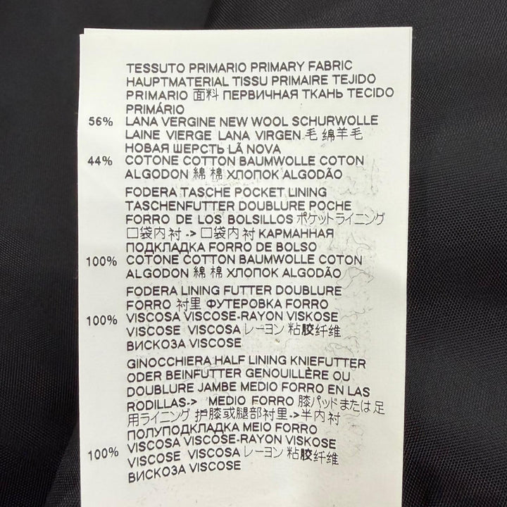 極美品▼Maison Margiela 14 メゾンマルジェラ14 S50FT0107 ストライプ シングルスーツ セットアップ ネイビー IT 46 伊製 正規品 メンズ