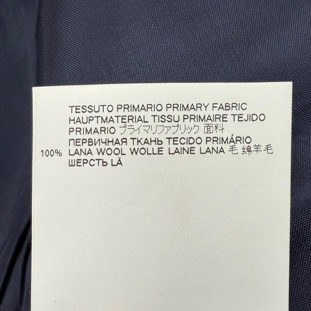 極美品▼Maison Margiela 14 メゾンマルジェラ14 S30BN0487 ウール100% 比翼仕立て シングル ノーカラー テーラードジャケット 46 正規品
