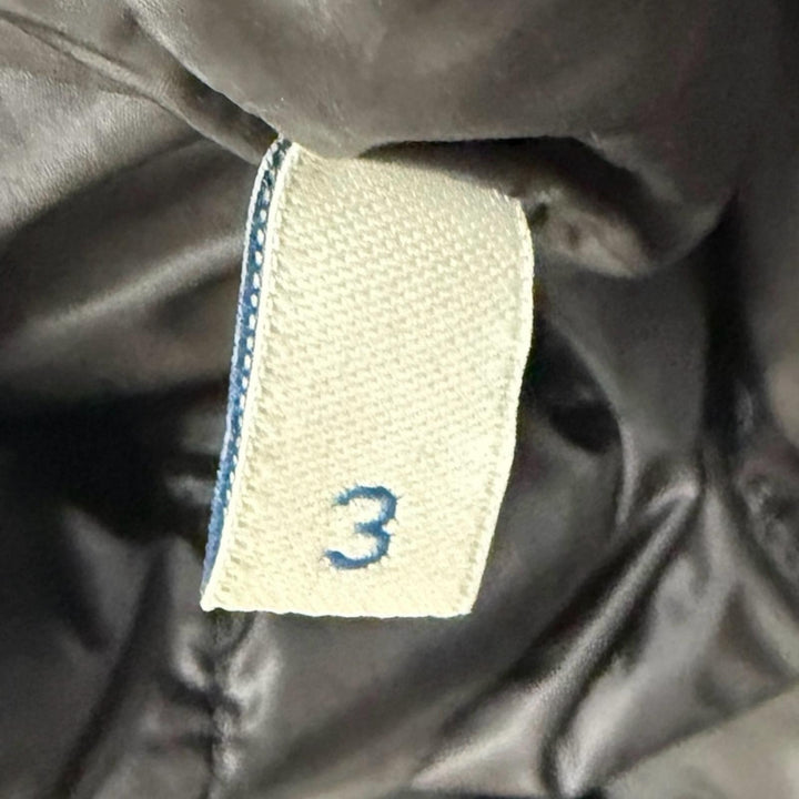 美品□MONCLER モンクレール CASTEU GIUBBOTTO ラムレザー スタンドカラー ダウンジャケット ブラック 3 ルーマニア製 正規品 メンズ