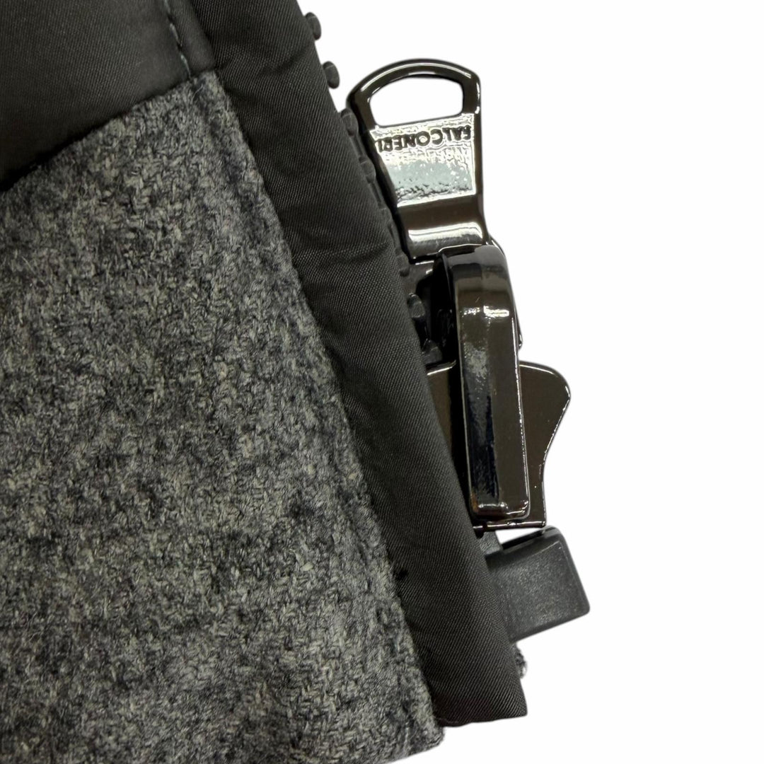 極美品□Falconeri ファルコネーリ UCL0215/9108 シルク カシミヤ リバーシブル ダウンジャケット IT 50 伊製 正規品 定価309650円
