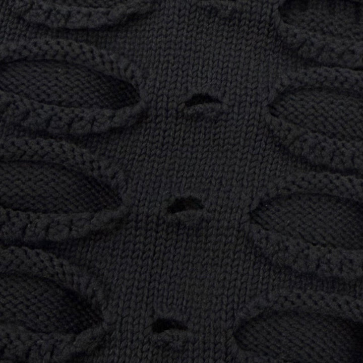 極美品▼CFCL シーエフシーエル CF006KN033 FACADE VENTS VEST 立体編み ベスト ブラック 1 日本製 正規品 メンズ 定価42900円