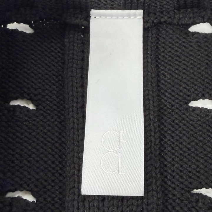 極美品▼CFCL シーエフシーエル CF006KN033 FACADE VENTS VEST 立体編み ベスト ブラック 1 日本製 正規品 メンズ 定価42900円