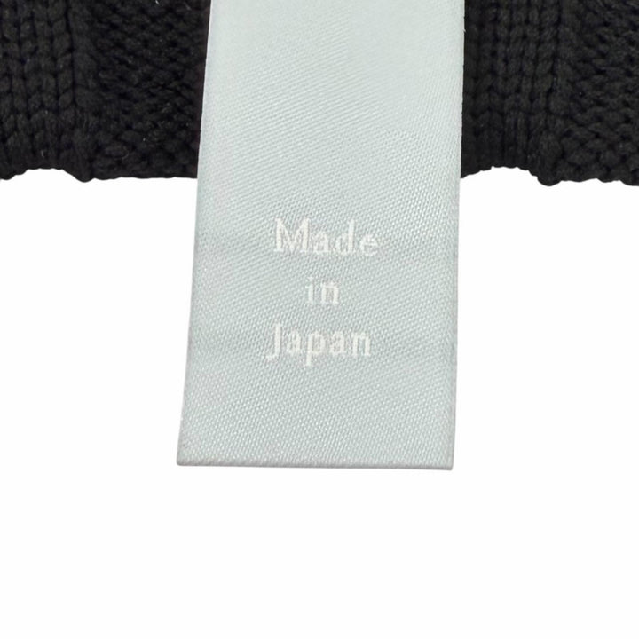 極美品▼CFCL シーエフシーエル CF006KN033 FACADE VENTS VEST 立体編み ベスト ブラック 1 日本製 正規品 メンズ 定価42900円
