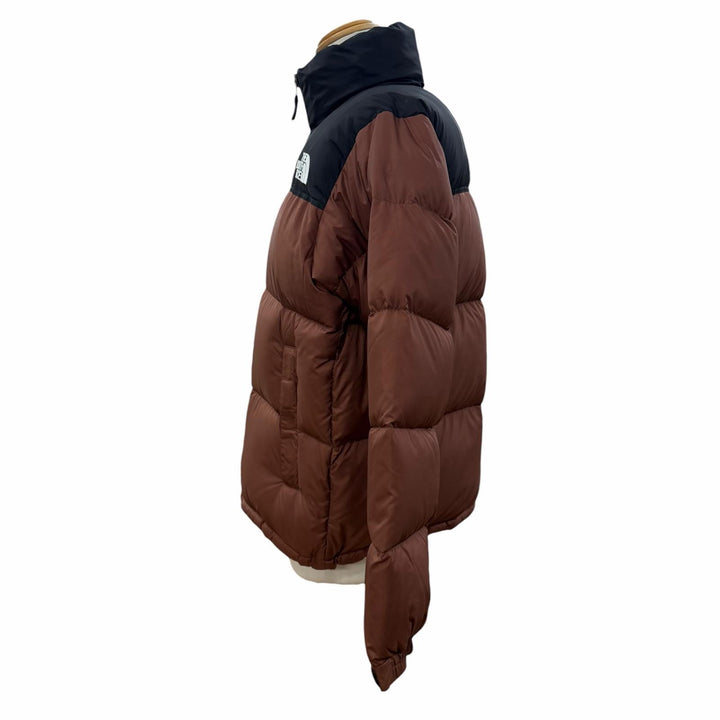 極美品▼THE NORTH FACE ザ・ノースフェイス ND92335 NUPTSE JACKET ヌプシジャケット フード入り ロゴ刺繍 ダウンジャケット L 正規品