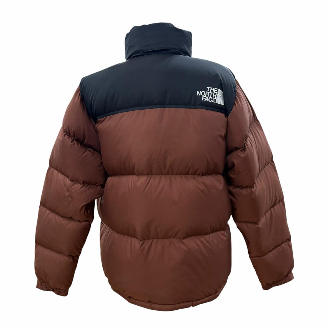 極美品▼THE NORTH FACE ザ・ノースフェイス ND92335 NUPTSE JACKET ヌプシジャケット フード入り ロゴ刺繍 ダウンジャケット L 正規品