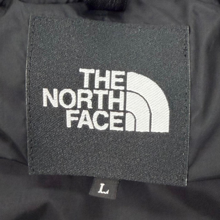 極美品▼THE NORTH FACE ザ・ノースフェイス ND92335 NUPTSE JACKET ヌプシジャケット フード入り ロゴ刺繍 ダウンジャケット L 正規品