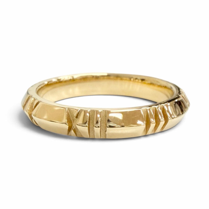 極美品△TIFFANY&amp;Co. ティファニー アトラス X クローズド リング 指輪 750(YG) K18 イエローゴールド JP6号 重量3.2g レディース