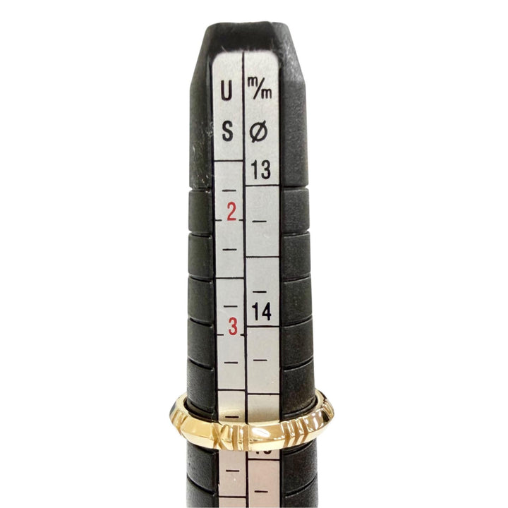 極美品△TIFFANY&amp;Co. ティファニー アトラス X クローズド リング 指輪 750(YG) K18 イエローゴールド JP6号 重量3.2g レディース