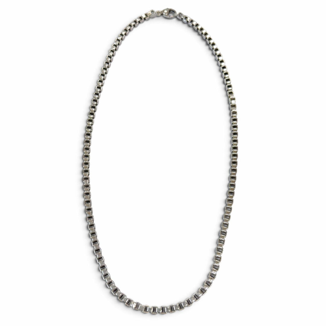 美品▼TIFFANY&amp;Co. ティファニー ベネチアン 925 チェーン ネックレス シルバー 重量37.0g メンズ レディース アクセサリー
