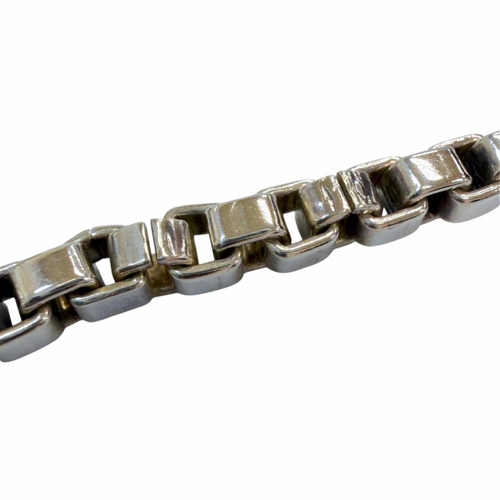 美品▼TIFFANY&amp;Co. ティファニー ベネチアン 925 チェーン ネックレス シルバー 重量37.0g メンズ レディース アクセサリー