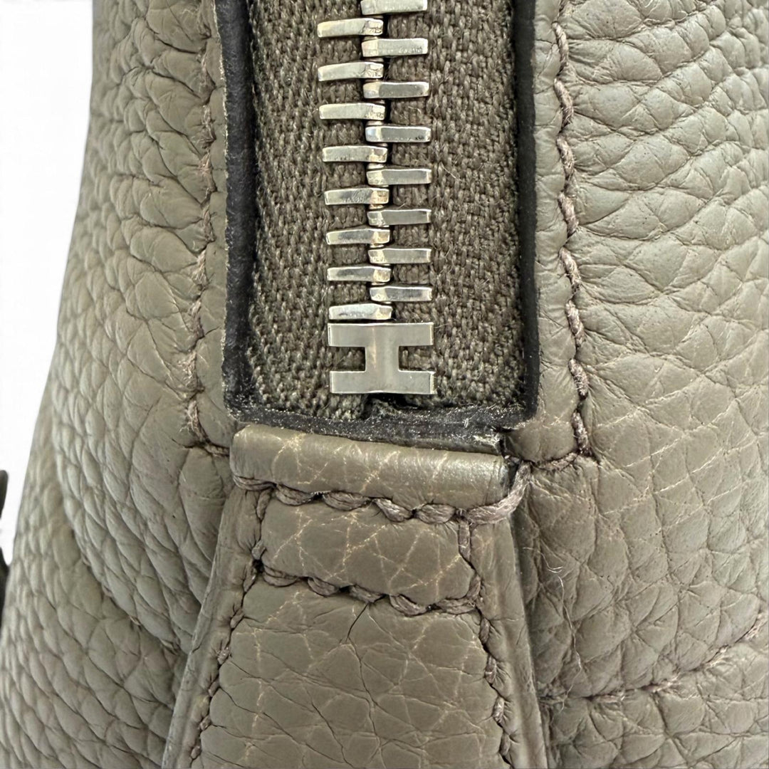 極美品△HERMES エルメス ボリード 31 トリヨンクレマンス エタン シルバー金具 ハンドバッグ Y刻 フランス製 レディース 箱・保存袋付き