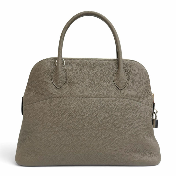 極美品△HERMES エルメス ボリード 31 トリヨンクレマンス エタン シルバー金具 ハンドバッグ Y刻 フランス製 レディース 箱・保存袋付き