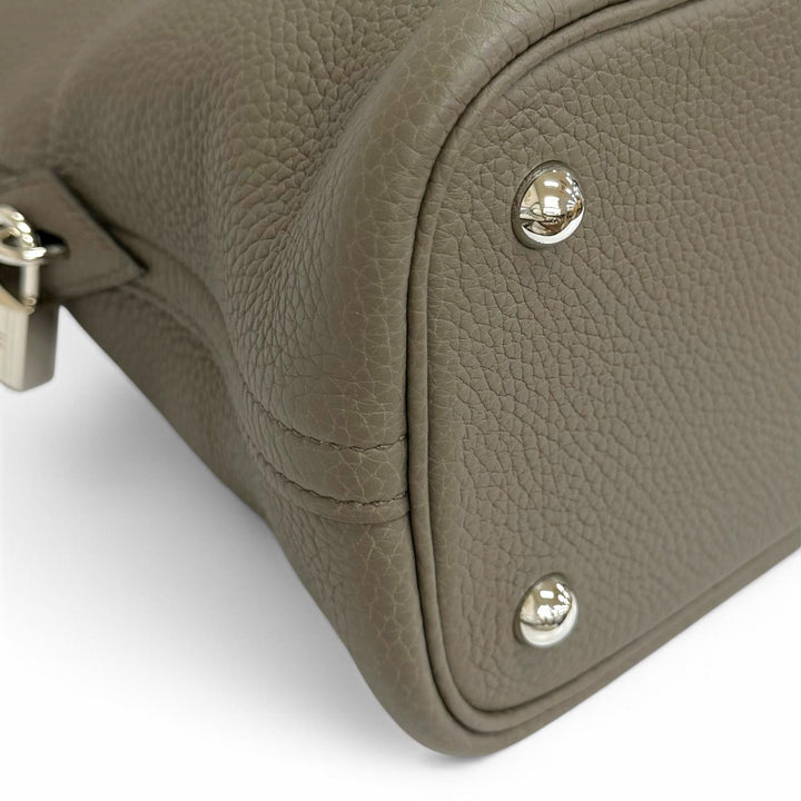 極美品△HERMES エルメス ボリード 31 トリヨンクレマンス エタン シルバー金具 ハンドバッグ Y刻 フランス製 レディース 箱・保存袋付き