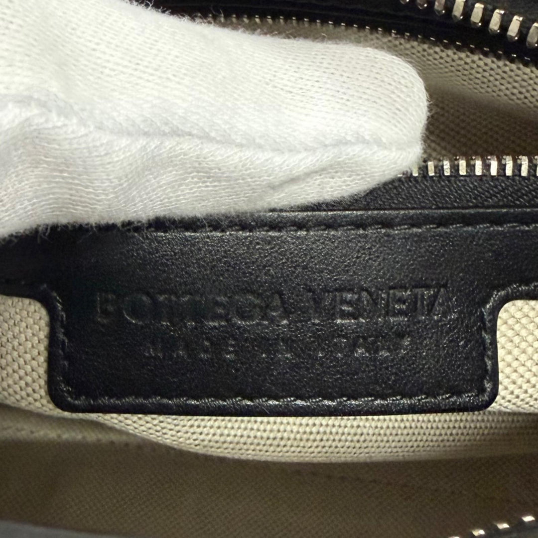 極美品□BOTTEGAVENETA ボッテガヴェネタ 855504 カーフレザー イントレチャート ミニトートバッグ ショルダーバッグ 伊製 定価528000円
