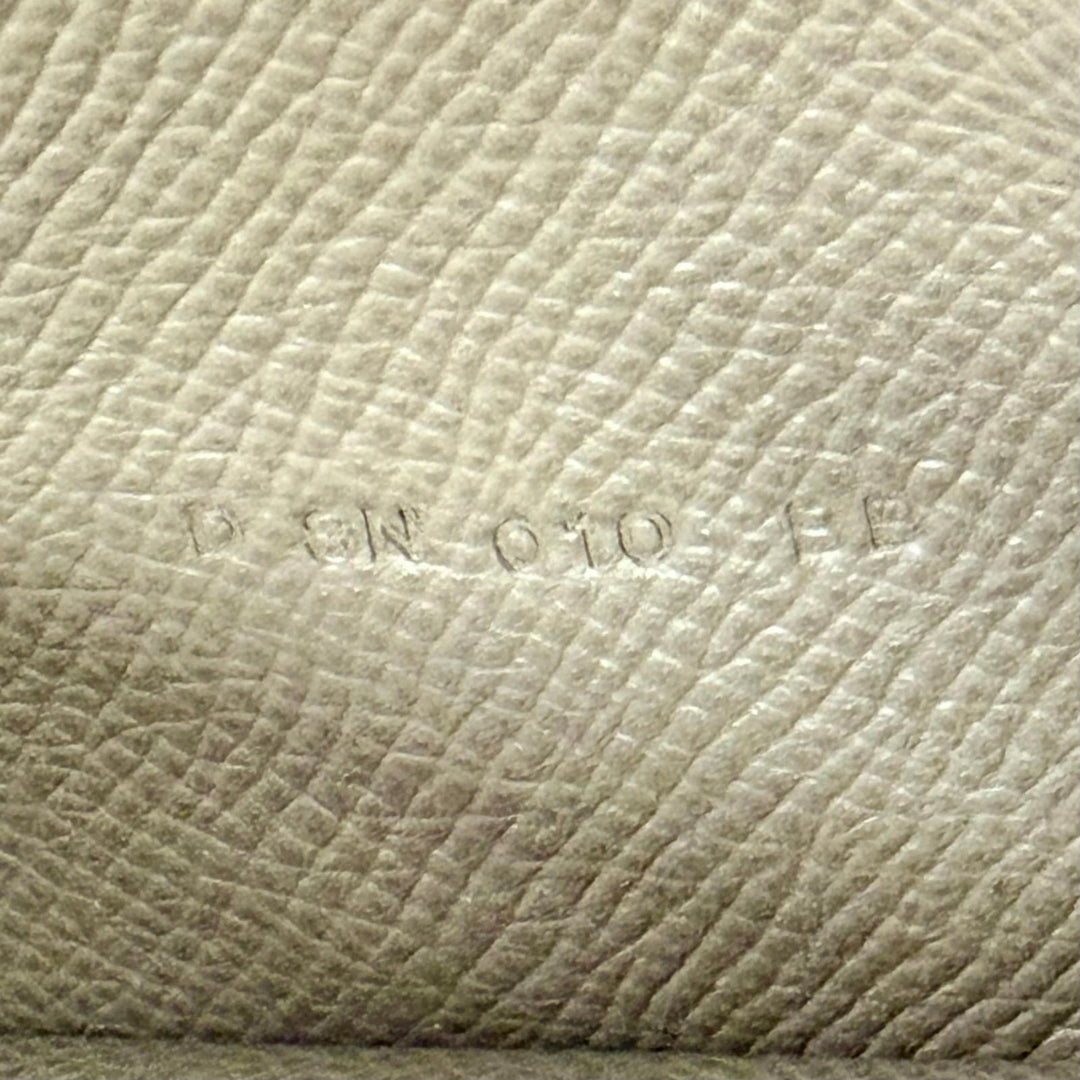 極美品△HERMES エルメス ベアンスフレ ヴォーエプソン エトゥープ ゴールド金具 二つ折り 長財布 D刻印 フランス製 レディース 箱付き