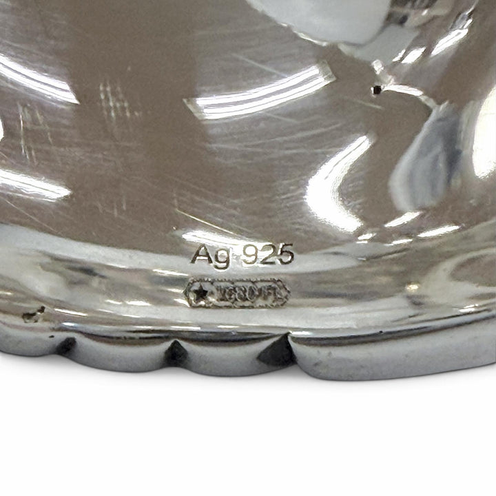 美品▼GUCCI グッチ AG925 インターロッキングG ガーデン スネーク タイガーヘッド リング 指輪 シルバー グリーン 14 JP14号 重量17.2g