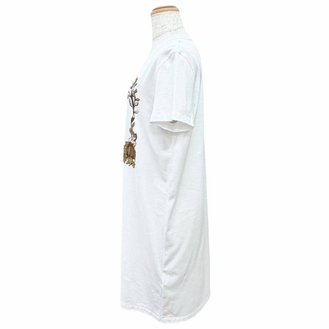 極美品△HERMES エルメス 24SS 4E4530DA Della Cavalleria デッラ カヴァッレリア コットン100％ 半袖Ｔシャツ ワンピース FR 38 正規品