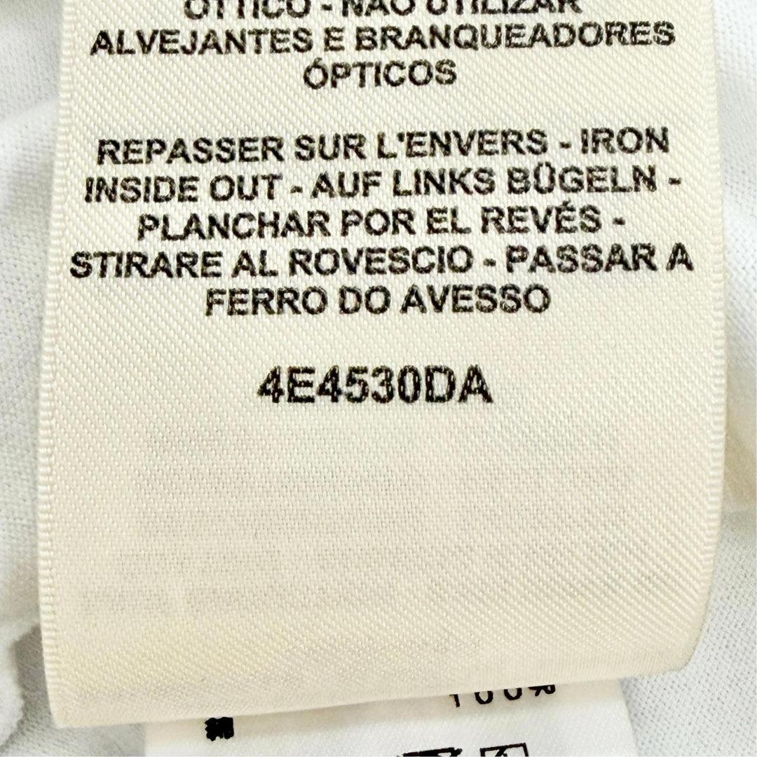 極美品△HERMES エルメス 24SS 4E4530DA Della Cavalleria デッラ カヴァッレリア コットン100％ 半袖Ｔシャツ ワンピース FR 38 正規品