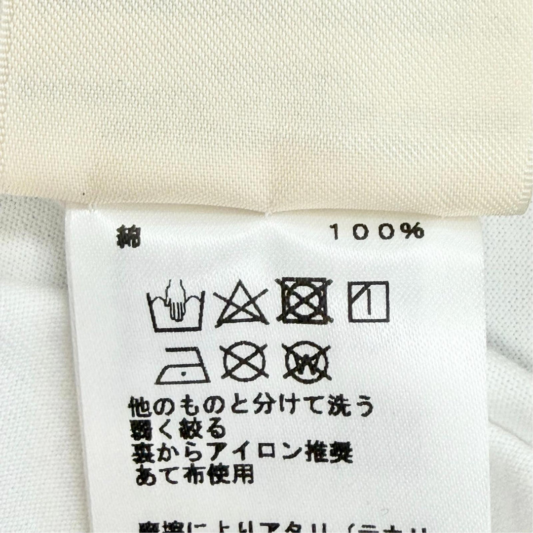 極美品△HERMES エルメス 24SS 4E4530DA Della Cavalleria デッラ カヴァッレリア コットン100％ 半袖Ｔシャツ ワンピース FR 38 正規品