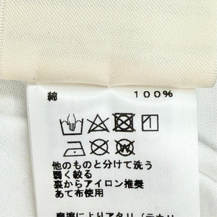 極美品△HERMES エルメス 24SS 4E4530DA Della Cavalleria デッラ カヴァッレリア コットン100％ 半袖Ｔシャツ ワンピース FR 38 正規品