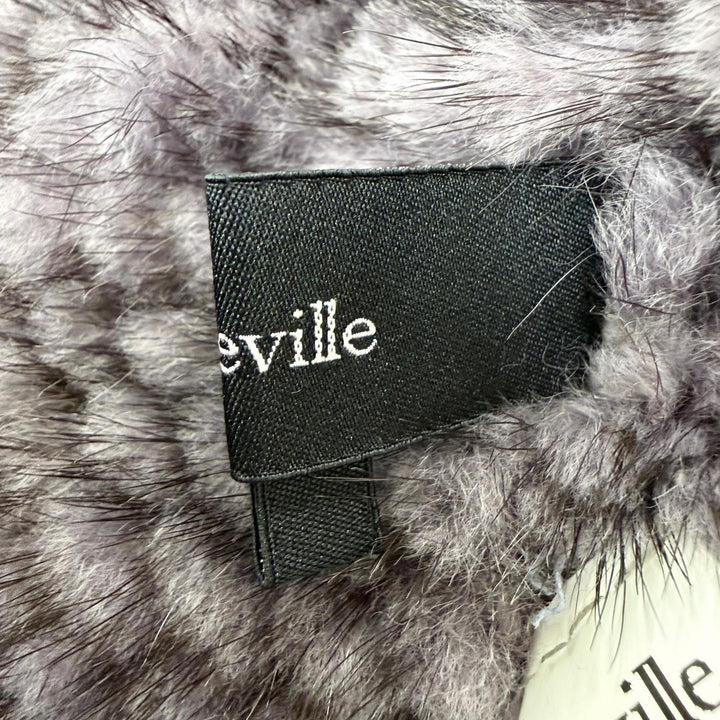 極美品☆allureville アリュービル MINK ミンクファー ノーカラージャケット 本毛皮コート グレー系 2 正規品 レディース