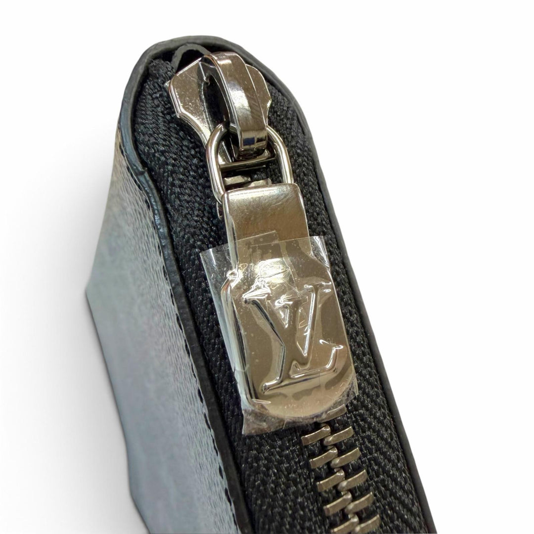 極美品▼LOUIS VUITTON ルイヴィトン M62295 LV モノグラム エクリプス ジッピー ウォレット ヴェルティカル レザー RFID確認済 長財布
