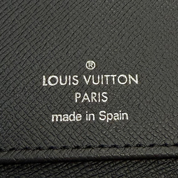 極美品▼LOUIS VUITTON ルイヴィトン M62295 LV モノグラム エクリプス ジッピー ウォレット ヴェルティカル レザー RFID確認済 長財布