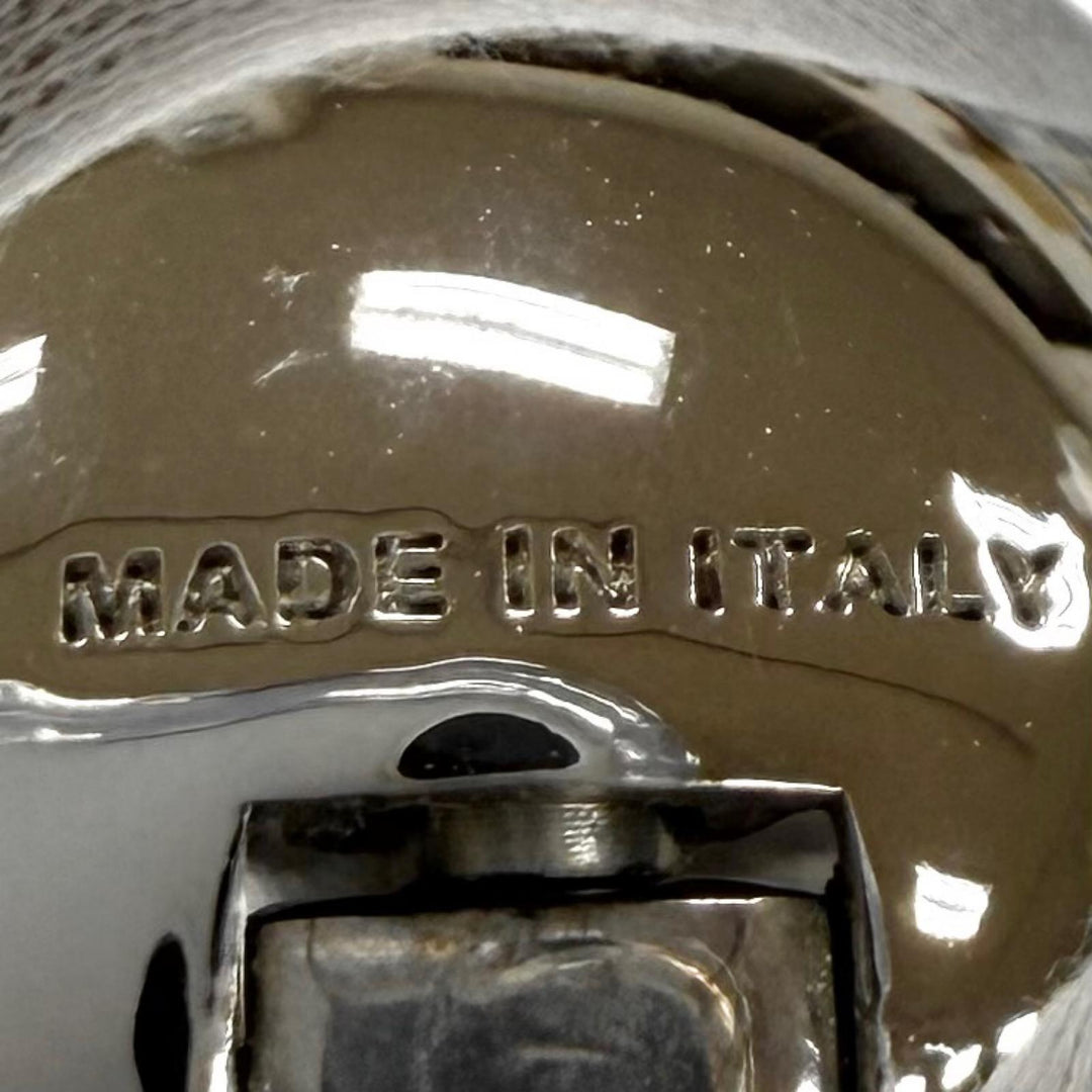 美品★PRADA プラダ 1IO241 トライアングルロゴ ボール ピアス アクセサリー シルバー ゴールド イタリア製 レディース 箱・保存袋付き