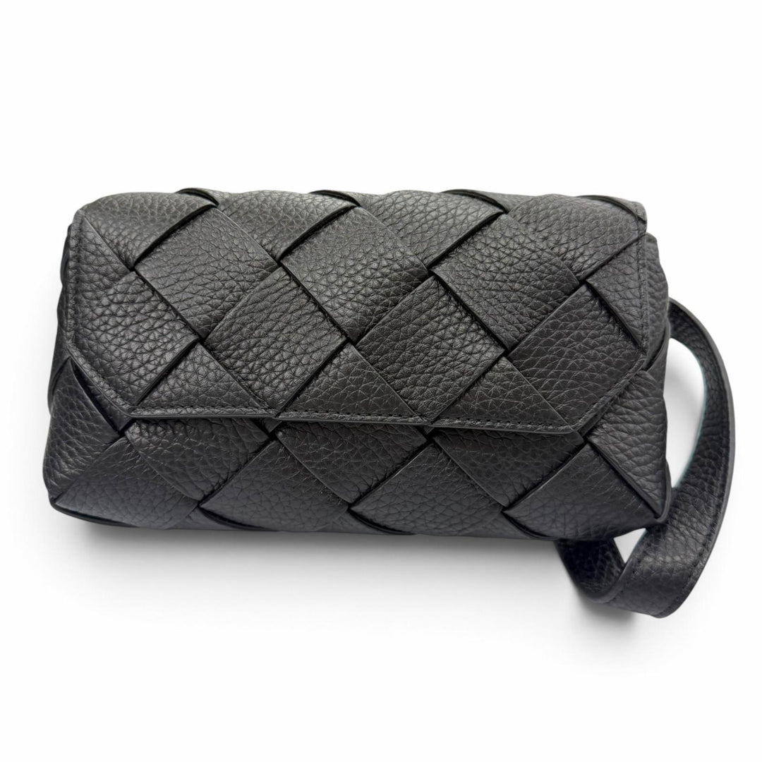 未使用品▼BOTTEGAVENETA ボッテガヴェネタ 805773 カーフスキン イントレチャート ディアゴ ベルトバッグ ウエストバッグ 定価352000円