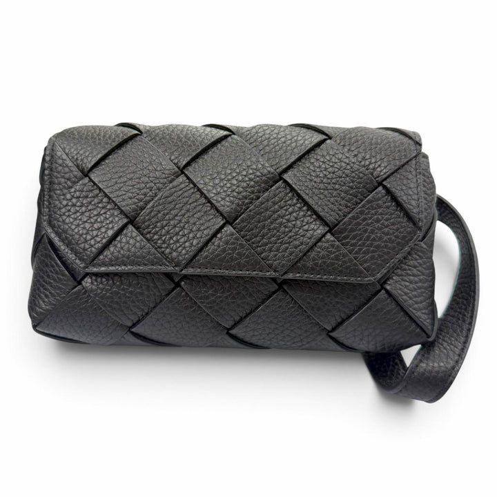 未使用品▼BOTTEGAVENETA ボッテガヴェネタ 805773 カーフスキン イントレチャート ディアゴ ベルトバッグ ウエストバッグ 定価352000円