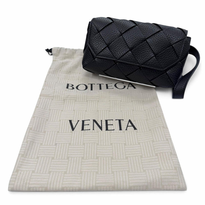 未使用品▼BOTTEGAVENETA ボッテガヴェネタ 805773 カーフスキン イントレチャート ディアゴ ベルトバッグ ウエストバッグ 定価352000円