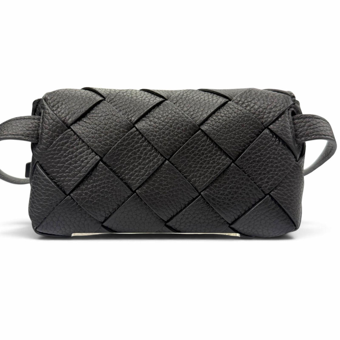 未使用品▼BOTTEGAVENETA ボッテガヴェネタ 805773 カーフスキン イントレチャート ディアゴ ベルトバッグ ウエストバッグ 定価352000円