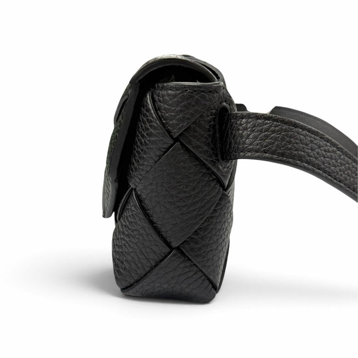 未使用品▼BOTTEGAVENETA ボッテガヴェネタ 805773 カーフスキン イントレチャート ディアゴ ベルトバッグ ウエストバッグ 定価352000円