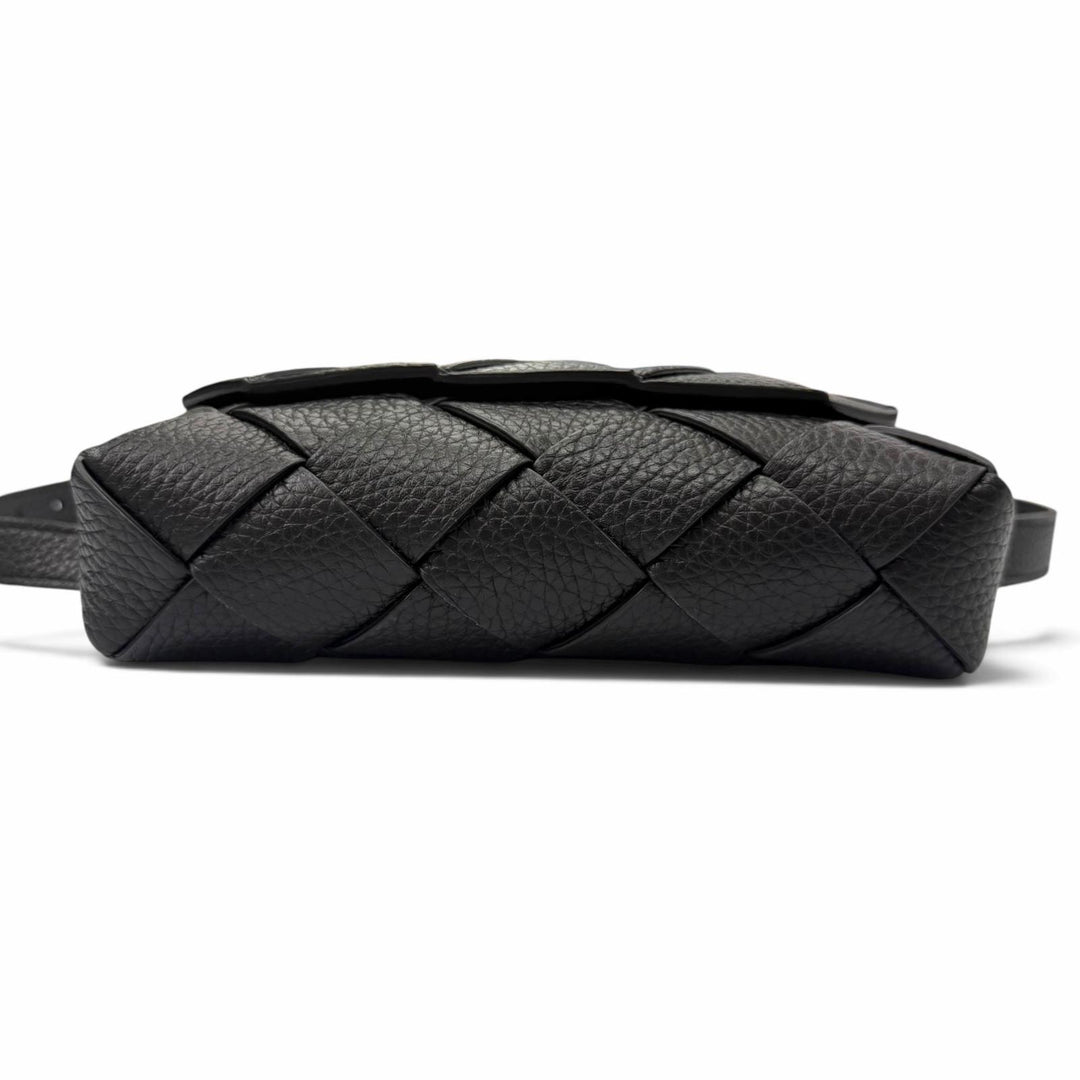 未使用品▼BOTTEGAVENETA ボッテガヴェネタ 805773 カーフスキン イントレチャート ディアゴ ベルトバッグ ウエストバッグ 定価352000円