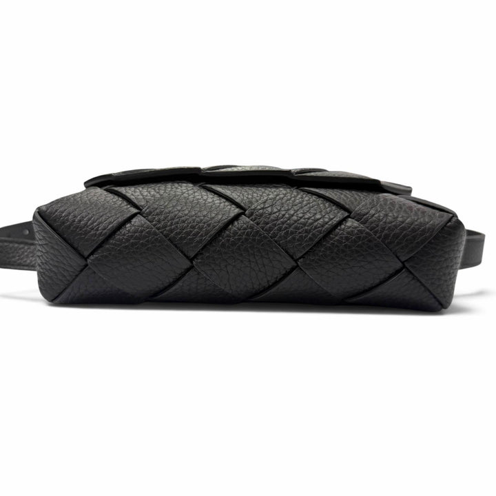 未使用品▼BOTTEGAVENETA ボッテガヴェネタ 805773 カーフスキン イントレチャート ディアゴ ベルトバッグ ウエストバッグ 定価352000円