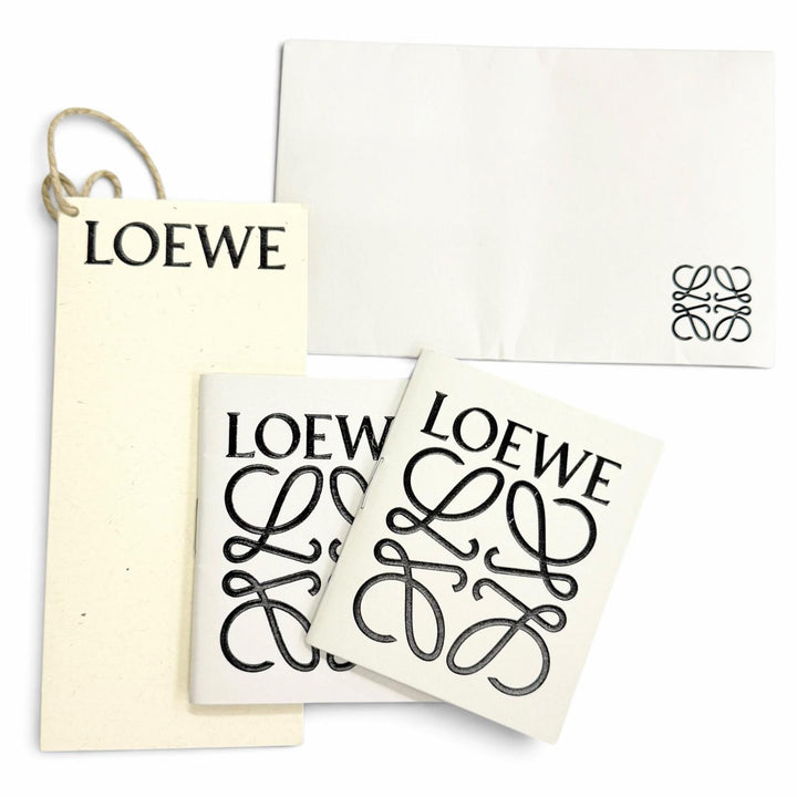 未使用品△LOEWE ロエベ B779Q18X17 パズルフォルド XL トートバッグ ラフィア レザー ロゴ金具 ブラック グリーン ゴールド金具 袋付き