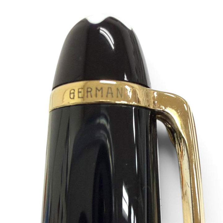 極美品□MONTBLANC モンブラン マイスターシュテュック クラシック ローラーボール ボールペン ブラック ゴールド ドイツ製 メンズ
