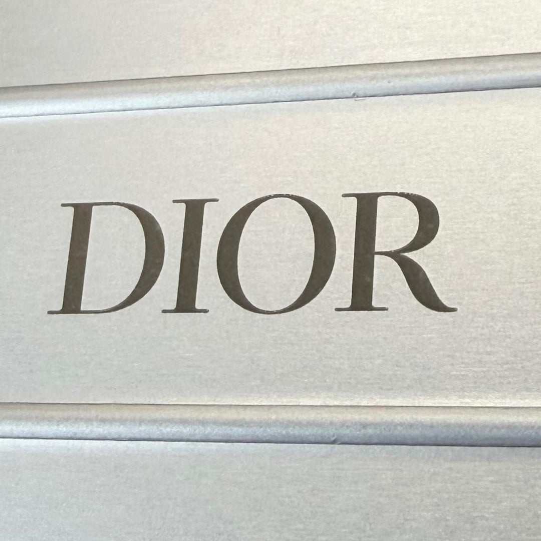 美品▼DIOR RIMOWA ディオールオム リモワ 2DRCA295YWT パーソナル アルミニウム レザー ショルダーバッグ ブルー ネイビー ドイツ製