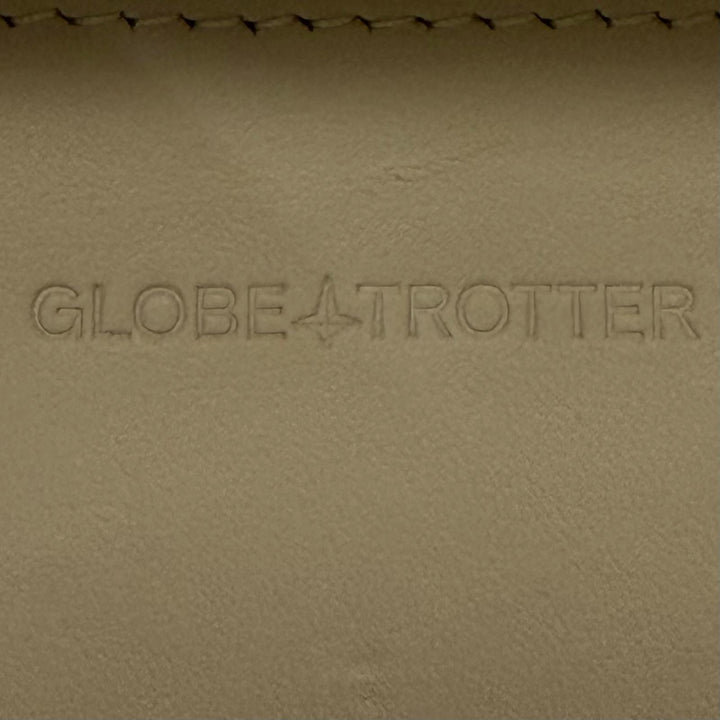 美品▼GLOBE TROTTER グローブトロッター センテナリー マイクロケース レザー 2WAY ショルダーバッグ グリーン ブラウン 定価297000円