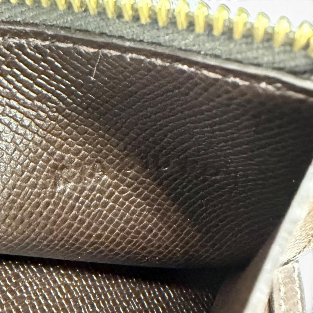 未使用品★HERMES エルメス ベアン コンパクト ベブラン ヴォーマダム ゴールド金具 二つ折り財布 K刻印 フランス製 レディース 箱付き
