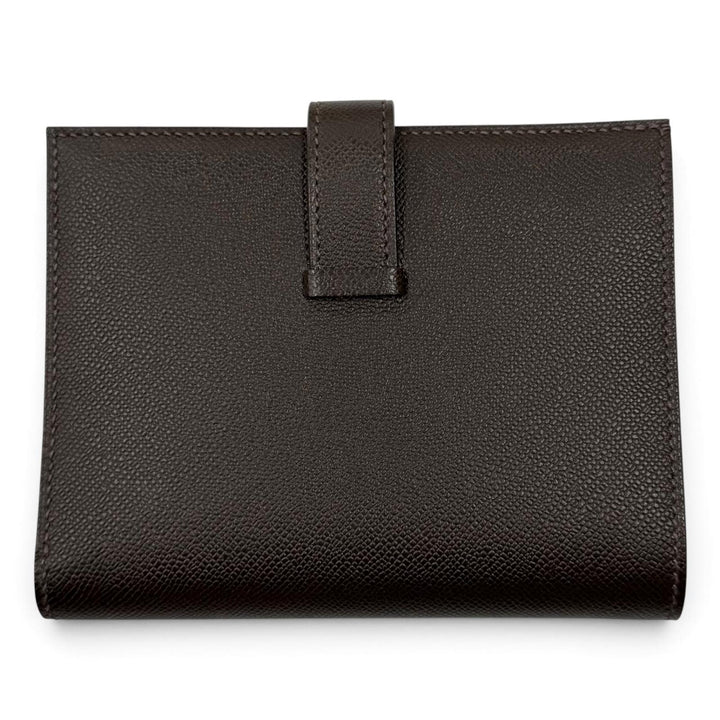 未使用品★HERMES エルメス ベアン コンパクト ベブラン ヴォーマダム ゴールド金具 二つ折り財布 K刻印 フランス製 レディース 箱付き