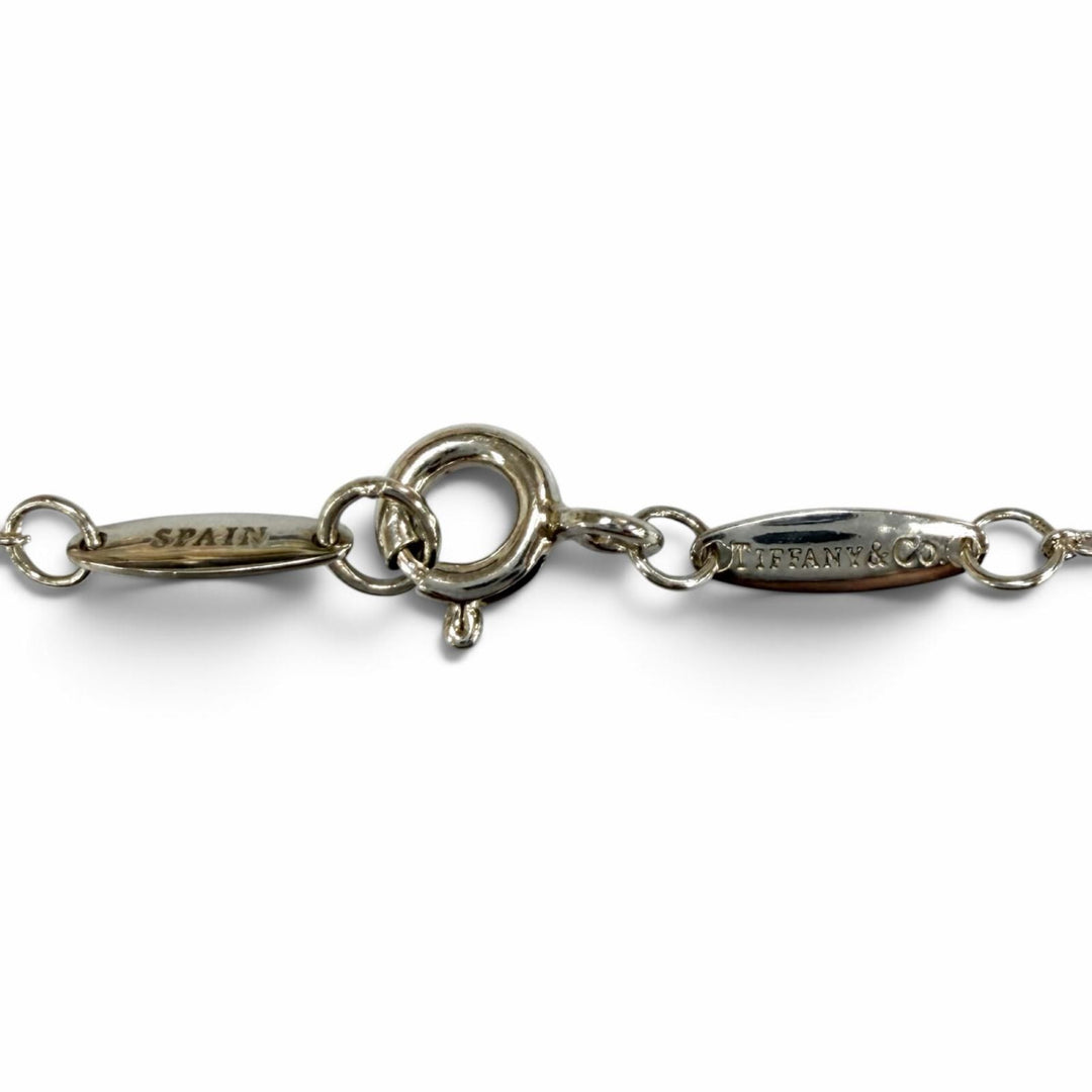 美品★ティファニー エルサペレッティ カラー バイ ザ ヤード アクアマリン ペンダント AG925 枠込直径4.6mm 重量1.6g 箱・保存袋付