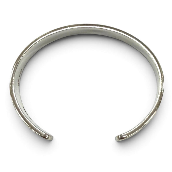 良品★TIFFANY&amp;Co. ティファニー ティファニー 1837 925 アトラス ナロー カフ バングル シルバー イタリア製 重量20.5g レディース