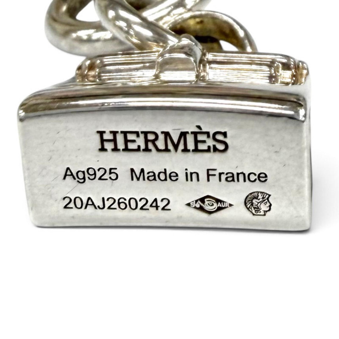良品★HERMES エルメス アミュレット ケリー AG925 ネックレス ペンダント アクセサリー シルバー フランス製 重量13.0g レディース