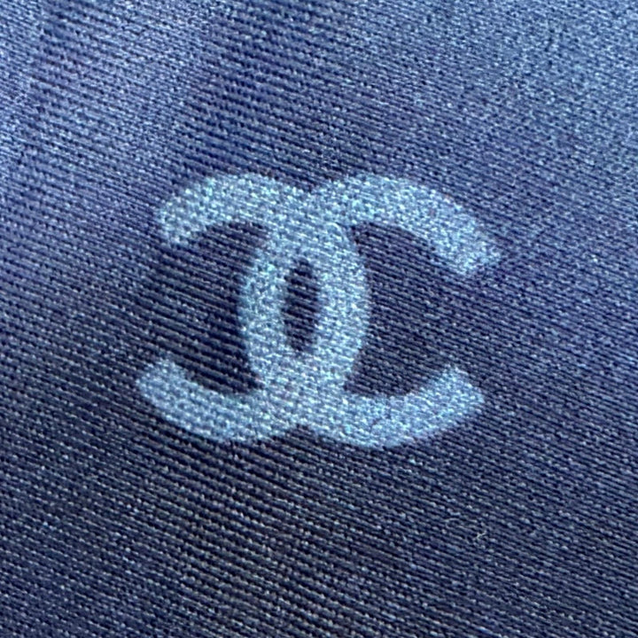 未使用品△CHANEL シャネル 18S P58744 ココマーク 水着 スイムウェア オールインワン ワンピース ブルー系 34 伊製 正規品 保存袋付き