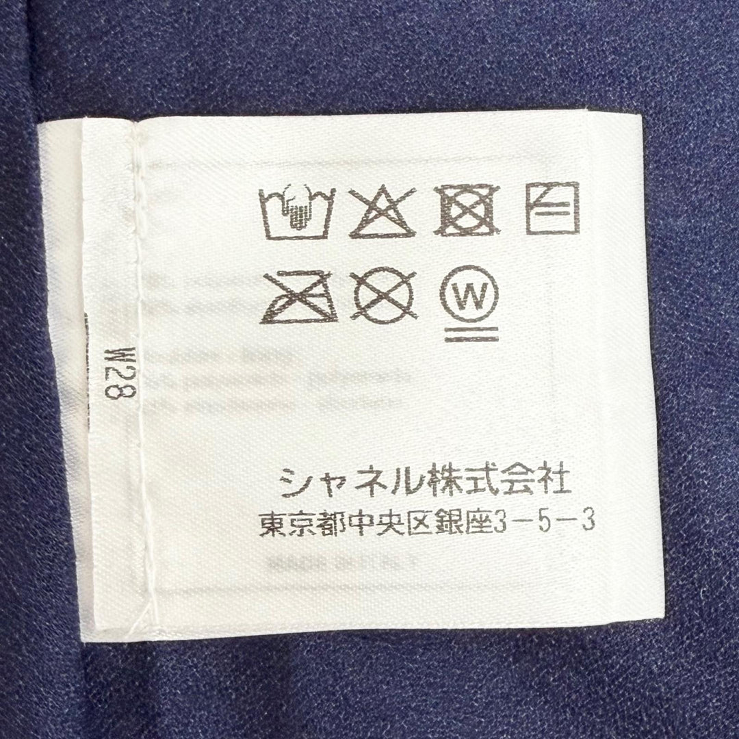 未使用品△CHANEL シャネル 18S P58744 ココマーク 水着 スイムウェア オールインワン ワンピース ブルー系 34 伊製 正規品 保存袋付き