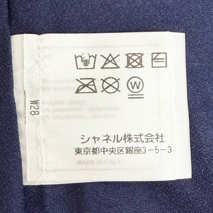 未使用品△CHANEL シャネル 18S P58744 ココマーク 水着 スイムウェア オールインワン ワンピース ブルー系 34 伊製 正規品 保存袋付き