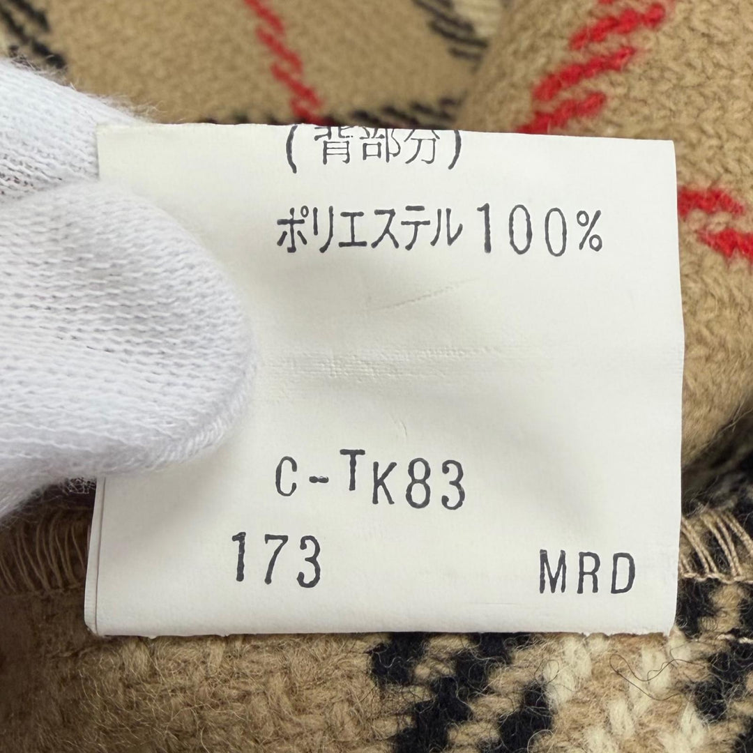 美品□Burberrys バーバリー ヴィンテージ 裏ノバチェック柄 ライナー付き トレンチコート スプリングコート ベージュ 92-170 メンズ